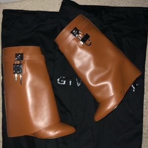 Givenchy Shark ankle boots in Chestnut